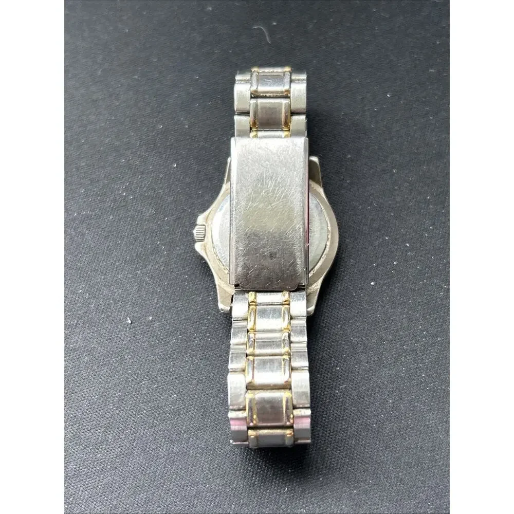 Caravelle By Bulova Beige Dial Two Tone Band Women’s Quartz Watch
